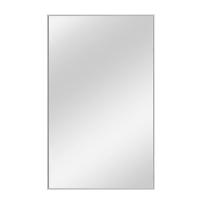 51" Silver Metal Framed Accent Mirror