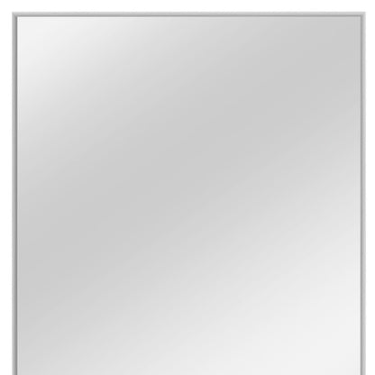 51" Silver Metal Framed Accent Mirror