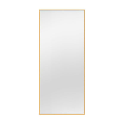 71" Gold Metal Framed Bathroom Vanity Mirror