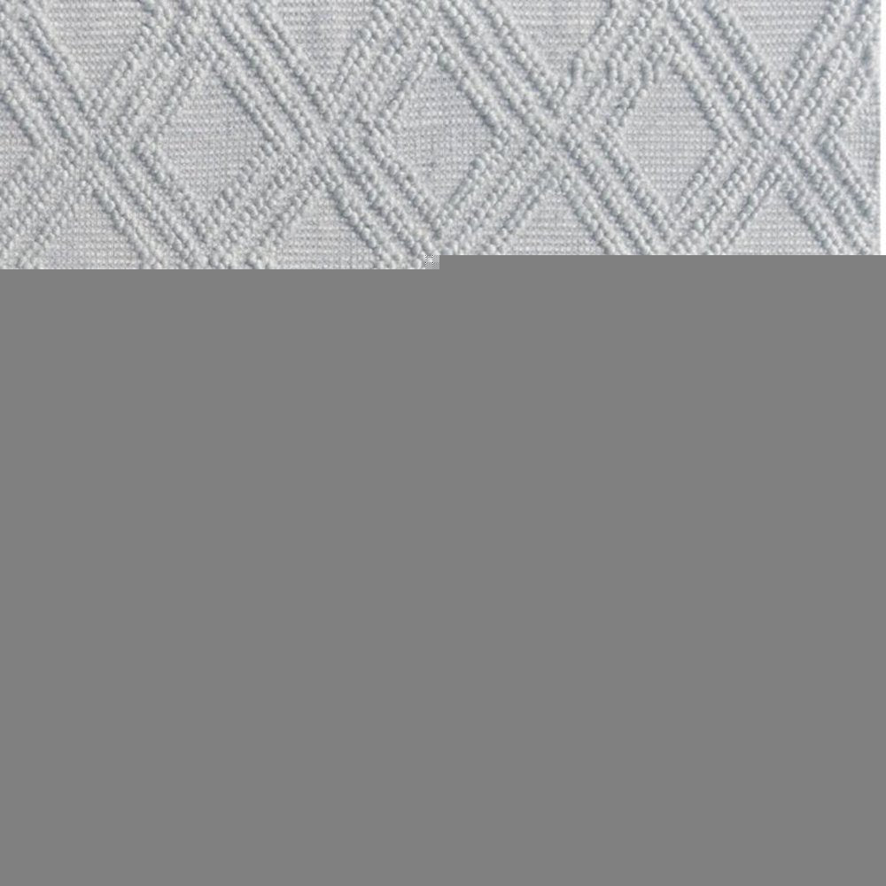 8' X 11' Gray Geometric Handmade Area Rug