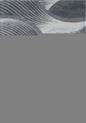 7' X 10' Blue and Gray Abstract Area Rug
