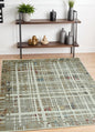 4' X 6' Ivory Abstract Area Rug