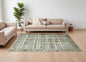 9' X 13' Ivory Abstract Area Rug