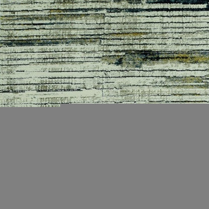 5' X 8' Ivory and Blue Abstract Area Rug