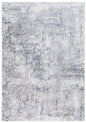 5' X 8' Gray Distressed Marble Area Rug