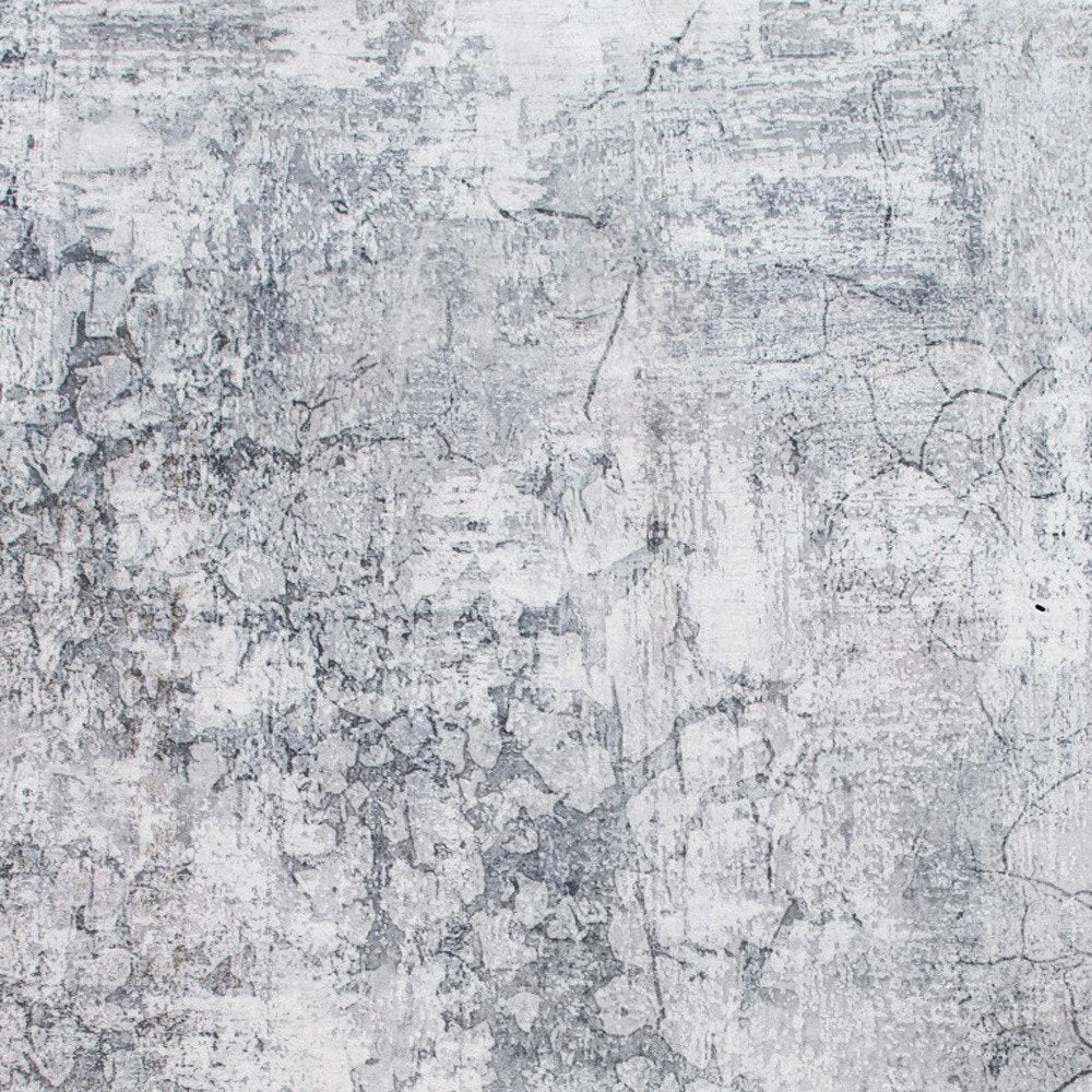 5' X 8' Gray And Ivory Abstract Area Rug