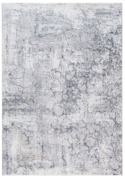 6' X 9' Gray Abstract Area Rug