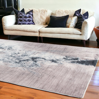 6' X 9' Sand Abstract Area Rug