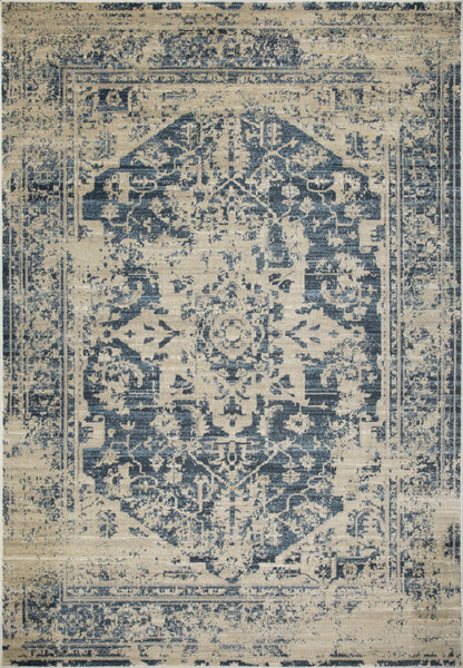 3' X 5' Ivory Oriental Area Rug