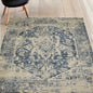 5' X 8' Ivory Oriental Area Rug