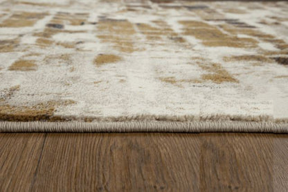 8' X 11' Natural Abstract Area Rug