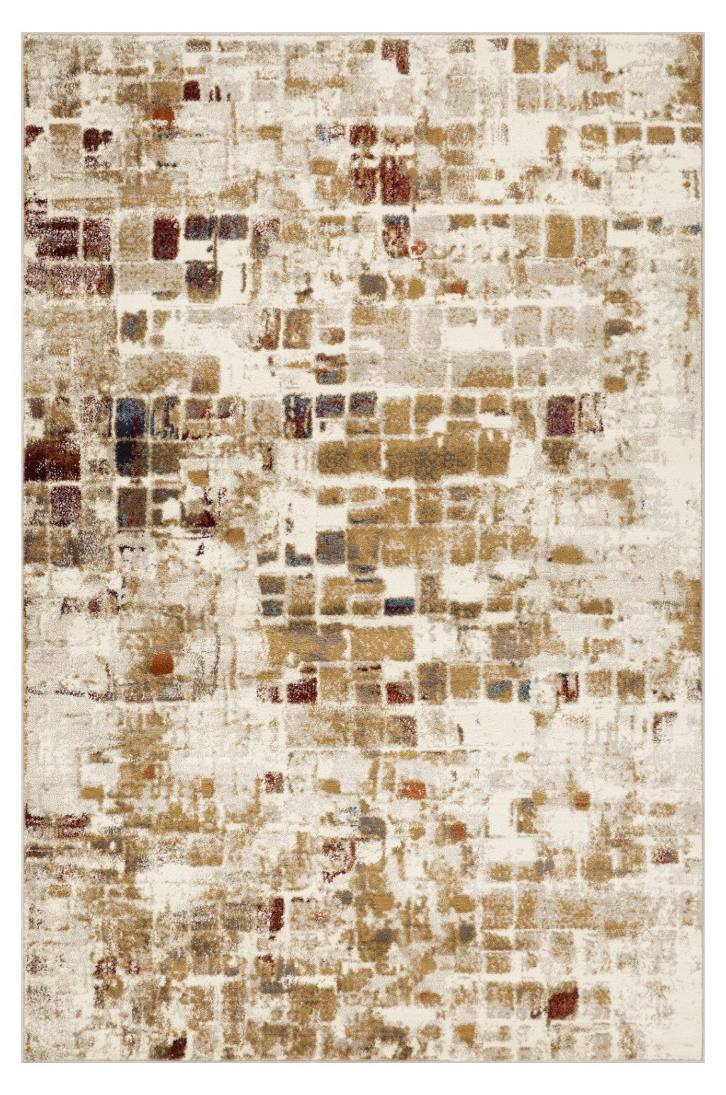 8' X 11' Natural Abstract Area Rug