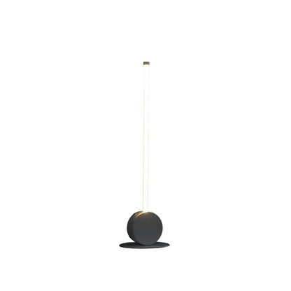 23" White Metal Leaning Stick LED Table Lamp