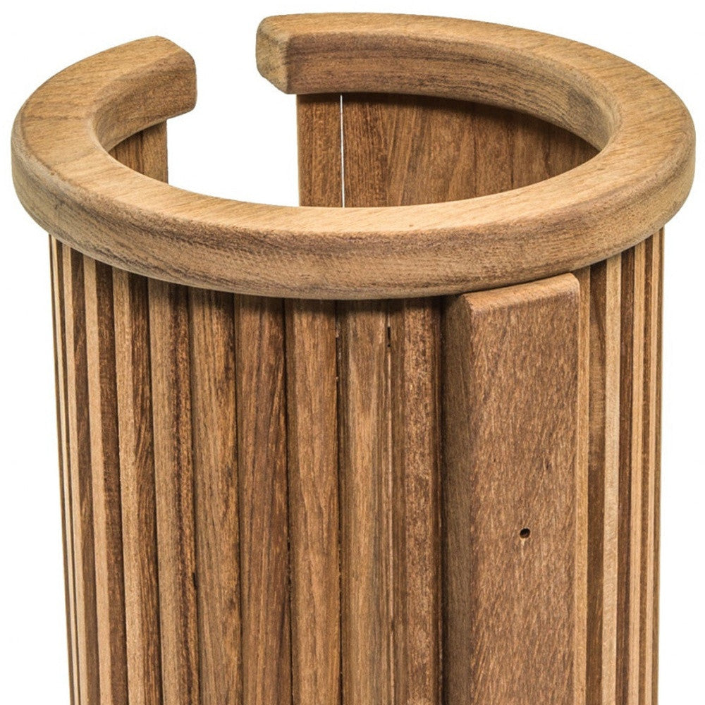 Traditional Solid Teak Toilet Paper Rack