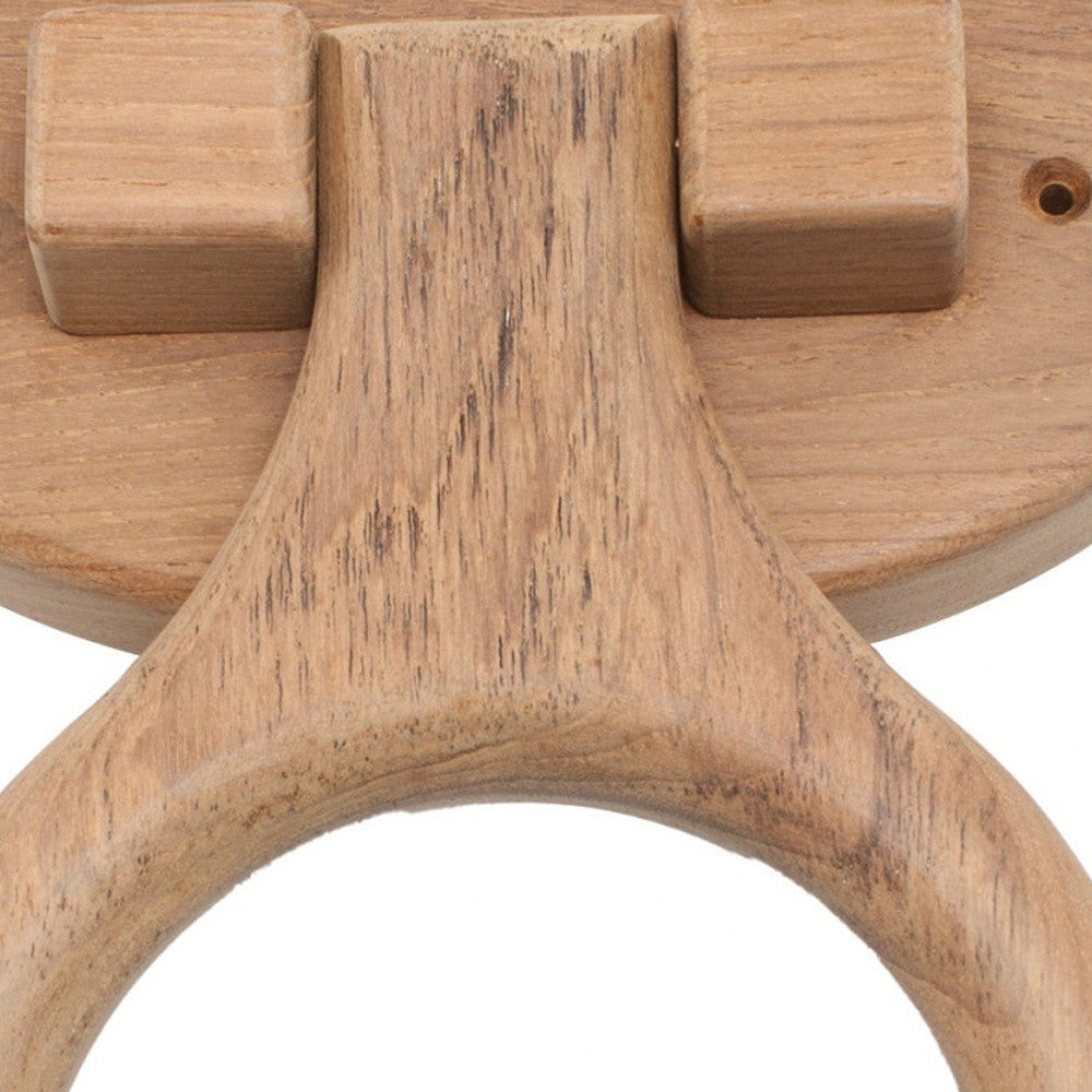 Traditional Solid Teak Heavy Duty Towel Ring