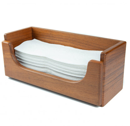 Traditional Solid Teak Guest Paper Towel Holder