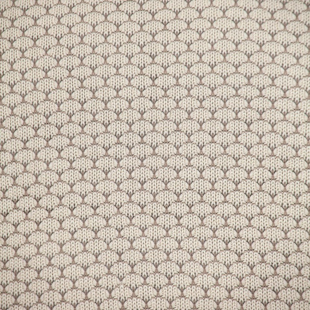 20" x 20" Beige and Pink Woven Square Accent Throw Pillow