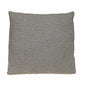 20" Beige And Black Chevron Cotton Throw Pillow