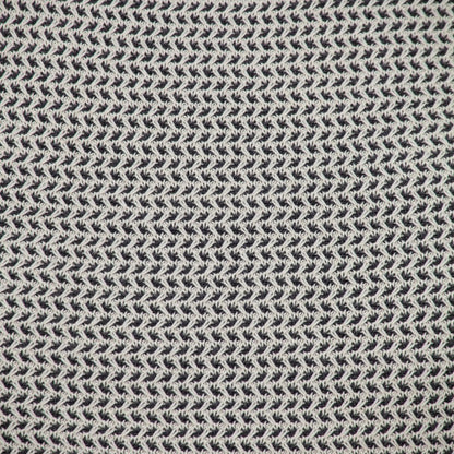 20" Beige And Black Chevron Cotton Throw Pillow