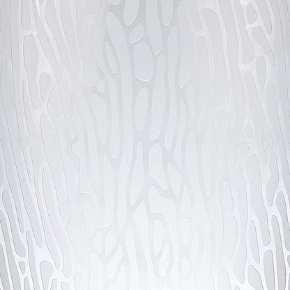 12" Clear and Frosted Abstract Oval Crystal Table Vase
