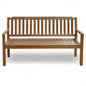 60" Teak Solid Wood Garden Bench