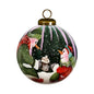 Pink And Red Glass Ball Ornament