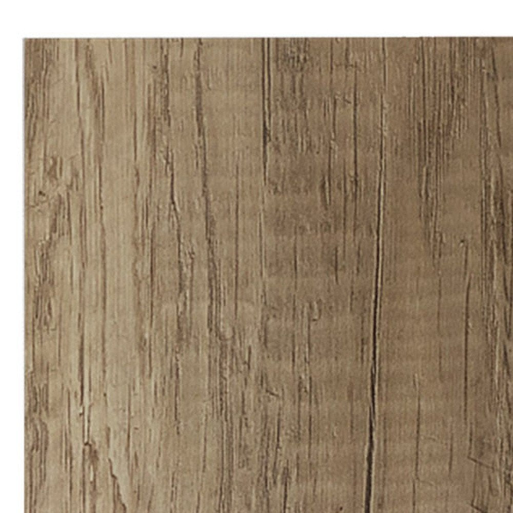 12" Natural Wood Floating Single Door Bathroom Vanity And Medicine Cabinet