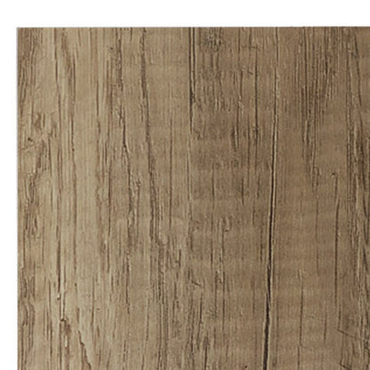 12" Natural Wood Floating Single Door Bathroom Vanity And Medicine Cabinet