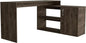 60" Dark Brown Wood Credenza Desk