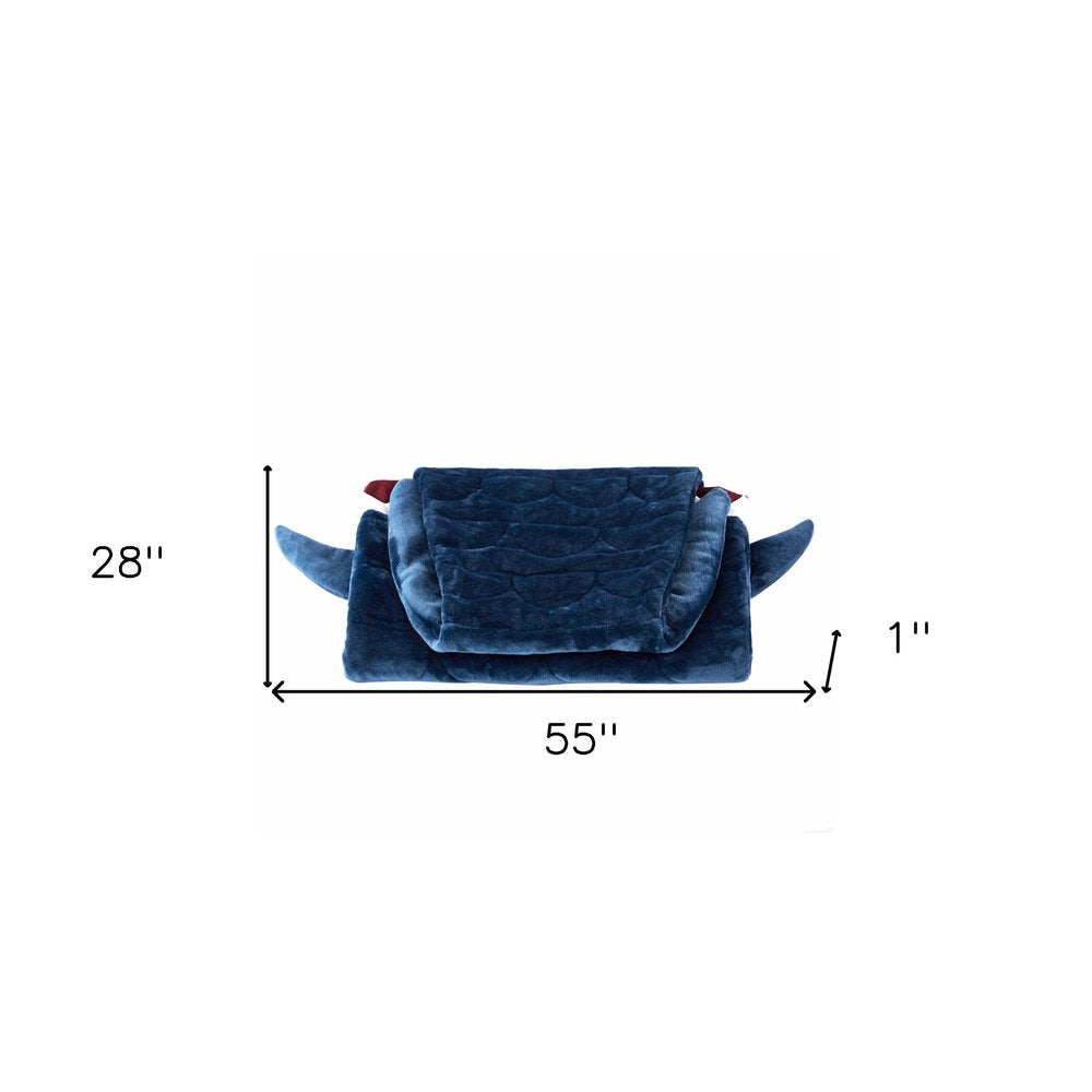 Full Double Navy Blue 5.00 Pound Weighted Blanket