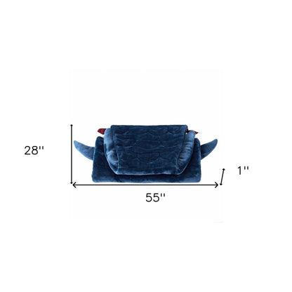 Full Double Navy Blue 5.00 Pound Weighted Blanket