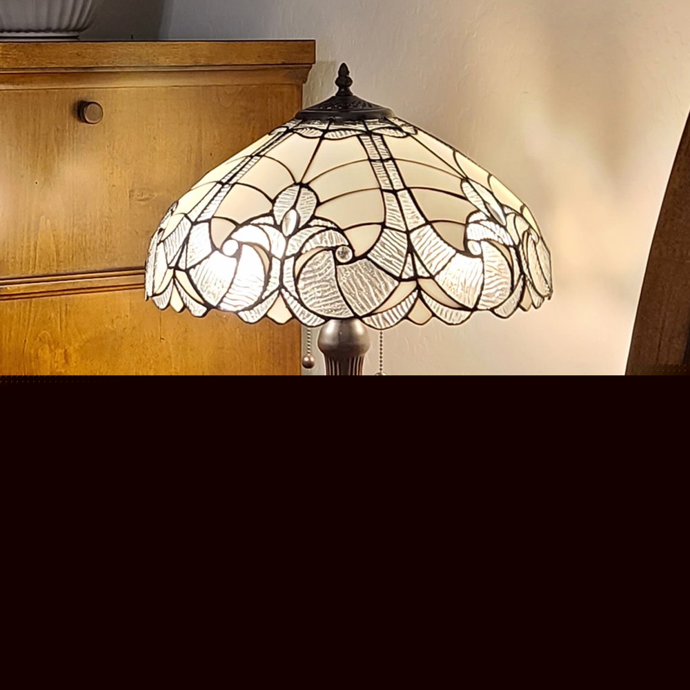 24" Dark Brown Metal Two Light Candlestick Table Lamp With Dark Brown Shade