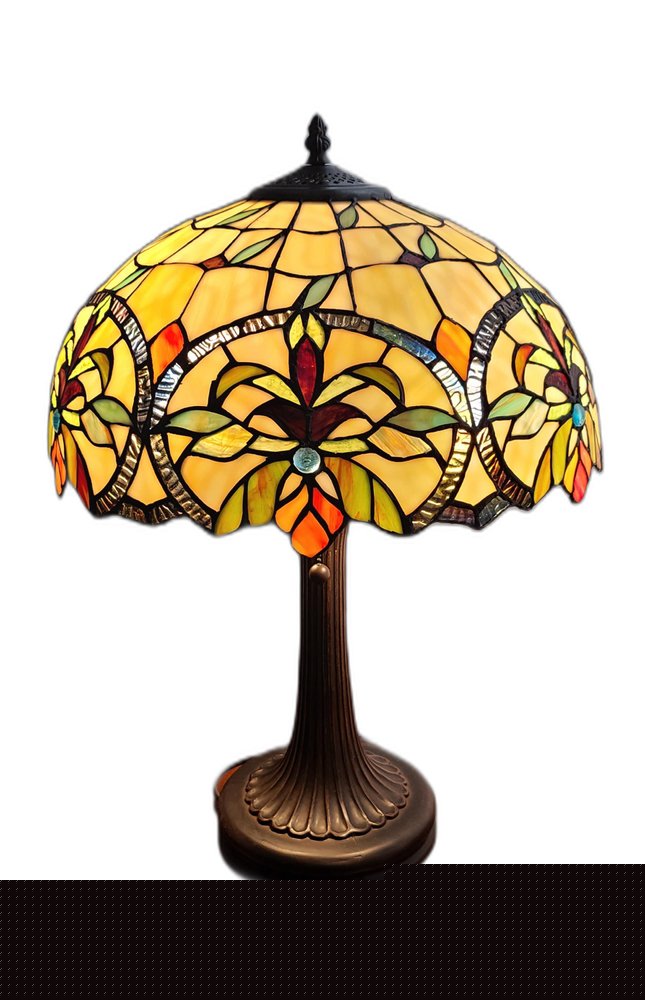 23" Dark Brown Metal Two Light Candlestick Table Lamp With White Shade