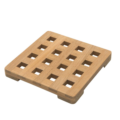 6.00 " Square Wood Trivet