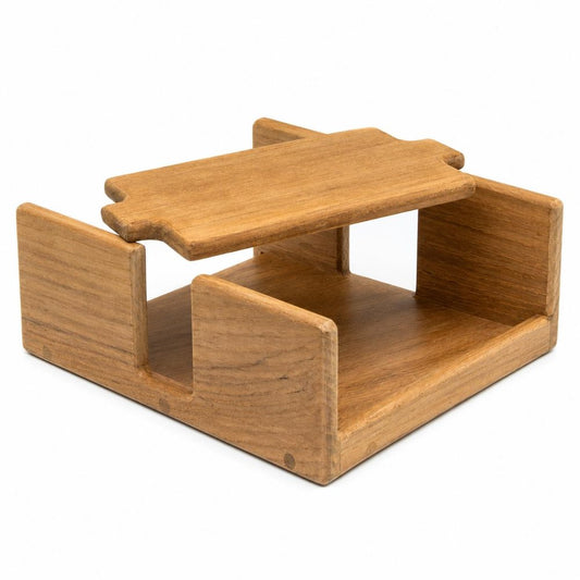 Free Standing 7.38 " Wood Napkin Holder