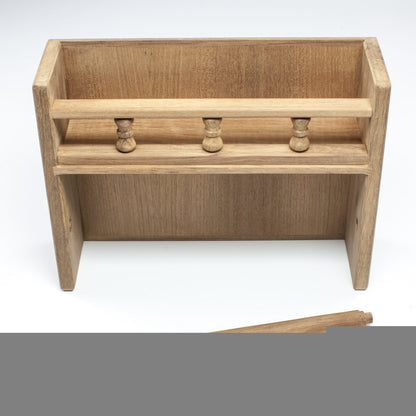 Wall Mounted 13.07 " Wood Spice Jar & Rack Set