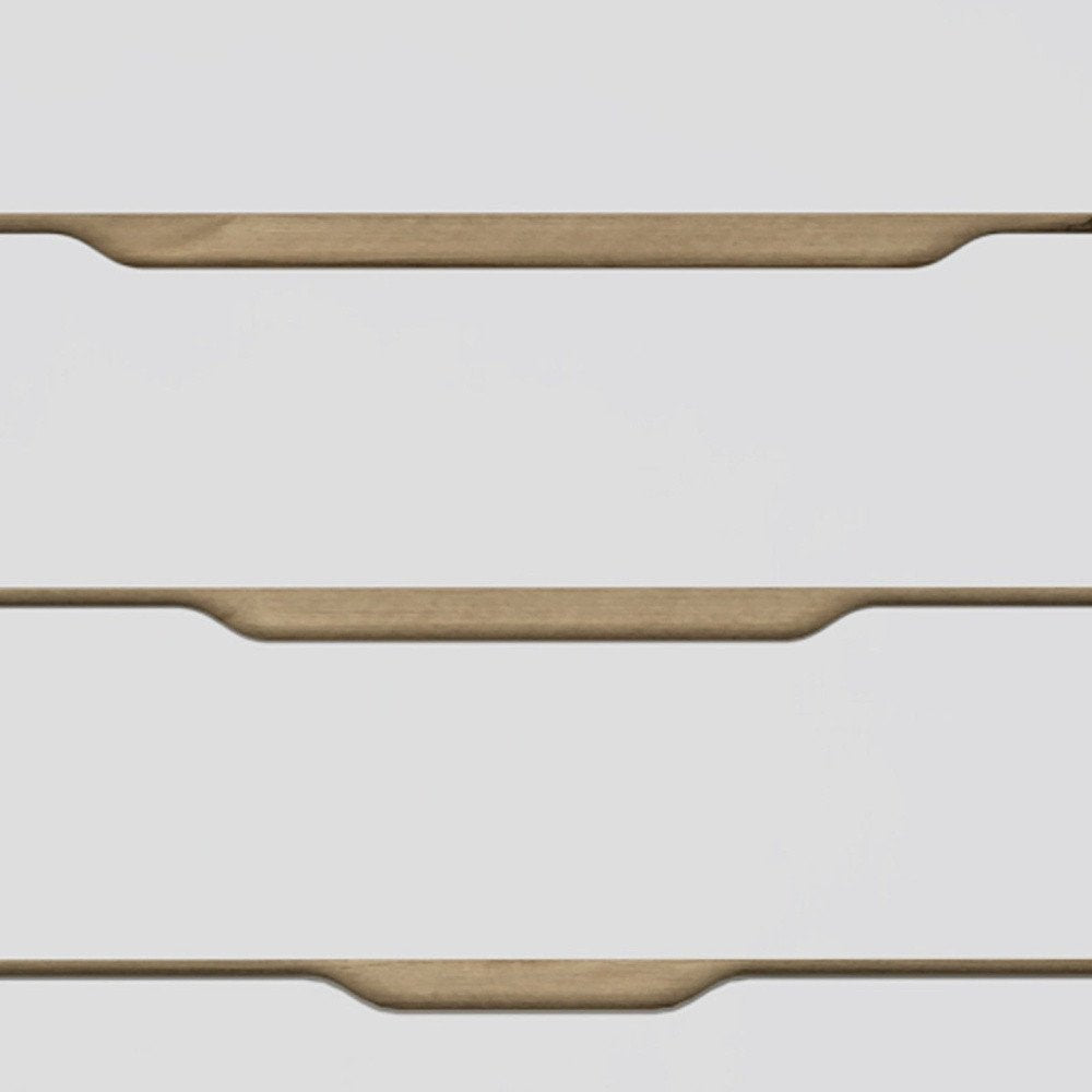 31" Brown and White Four Drawer Standard Chest