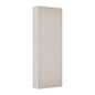 White Ten Pair Wall Mounted WoodShoe Rack