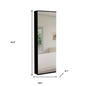 Dark Brown Ten Pair Wall Mounted WoodShoe Rack