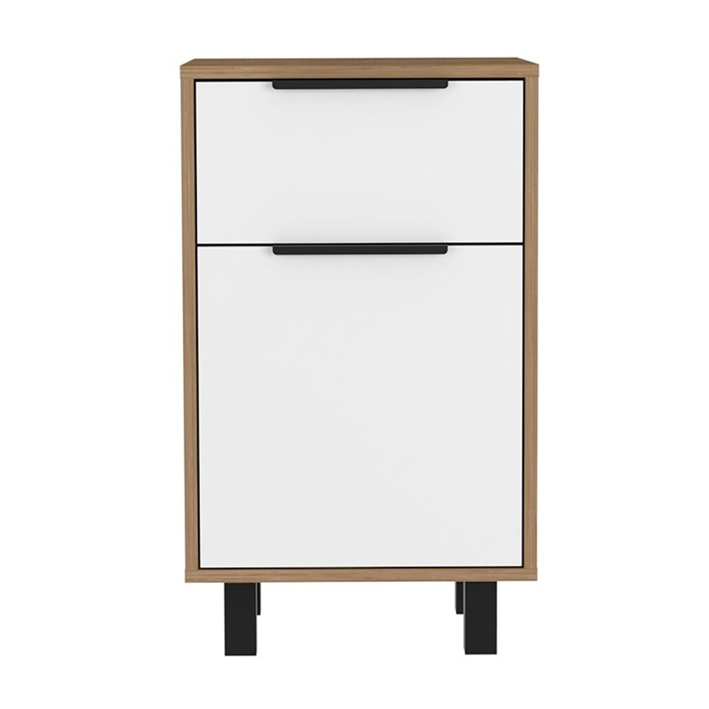 28" Wood One Drawer Nightstand