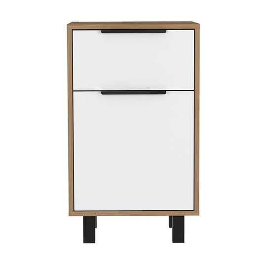 28" Wood One Drawer Nightstand