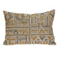 14" X 20" Beige Cotton Throw Pillow