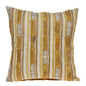 18" Beige Cotton Throw Pillow