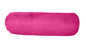 8" X 20" Fuchsia Microsuede Bolster Throw Pillow