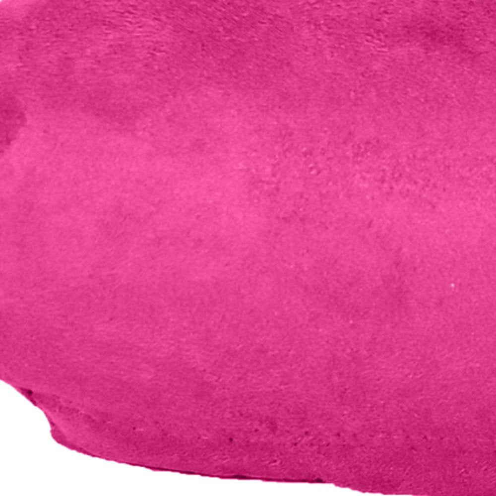 8" X 20" Fuchsia Microsuede Bolster Throw Pillow