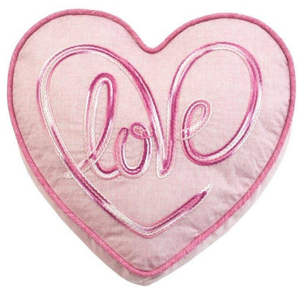 16" X 15" Pink Heart Love Valentines Day Heart Throw Pillow