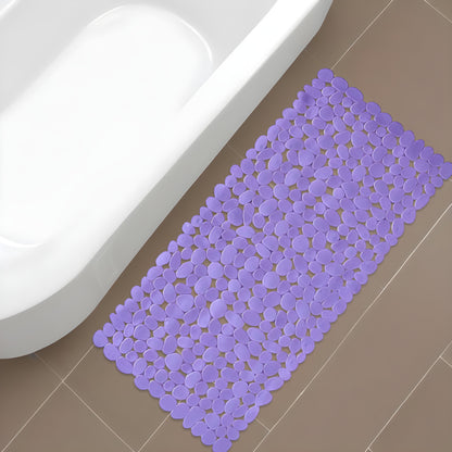 35" Purple Spa Pebbles Non Slip Bathtub Mat