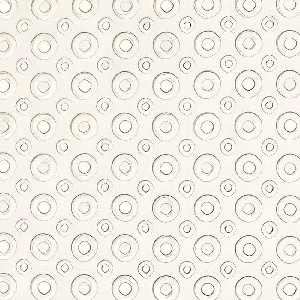 40" Beige Latex Bubbles Non Slip Shower Mat