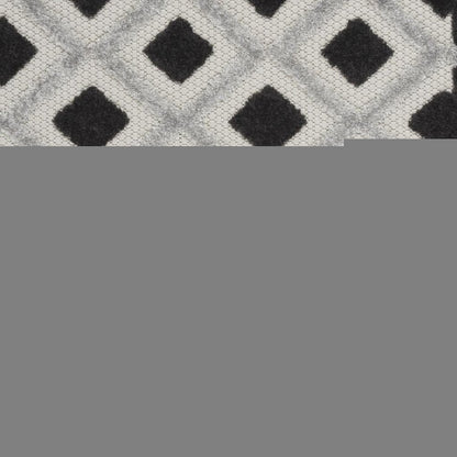 3' X 4' Black And White Indoor Outdoor Area Rug