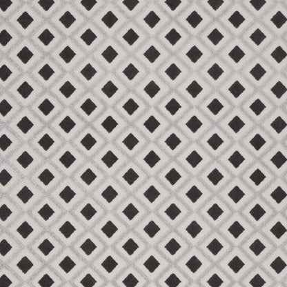 9' X 12' Black And White Indoor Outdoor Area Rug